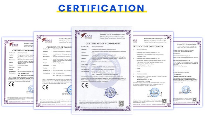5 axis dental Zirconia Milling Machine certification 5 axis dental Zirconia Milling Machine certification