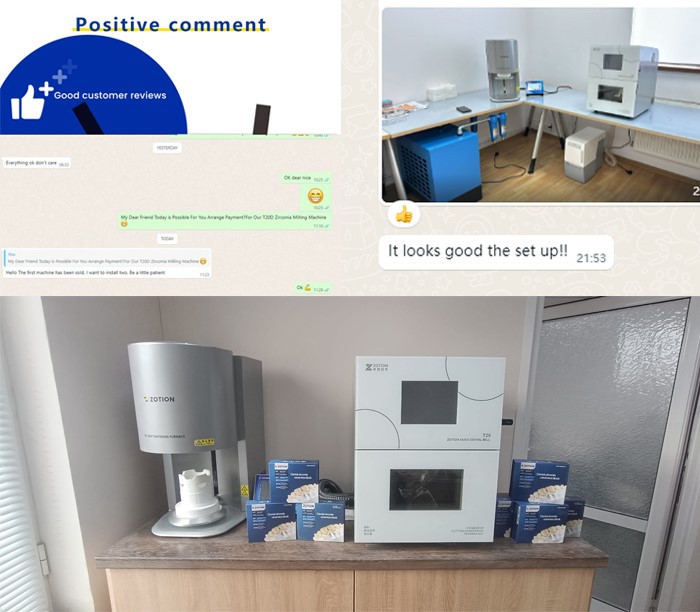 5 axis dental Zirconia Milling Machine customer feedback 5 axis dental Zirconia Milling Machine customer feedback