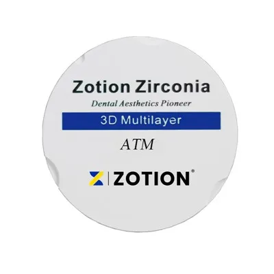 Zirconia Block Multilayer fiaclóireachta Zirconia bán