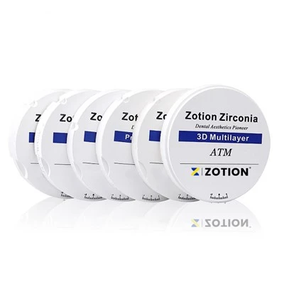 diosca zirconia Anterior Ilchiseal fiaclóireachta Zirconia bán