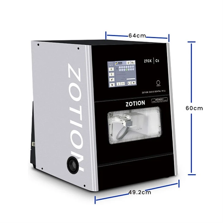 Zotion 5 Axis Cnc Milling Machine For Dental Zirconia Block