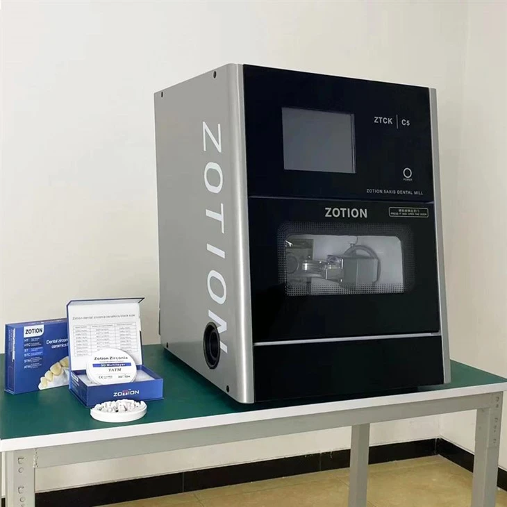 5 Axis Dentaire Cad Cam Dental Milling Machine Fresadora Lab Dental Cadcam Zirconia 5 Axis Milling Machine